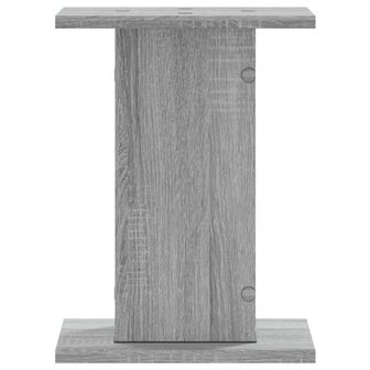 Plantenstandaards 2 st 30x30x40 cm bewerkt hout grijs sonoma 7