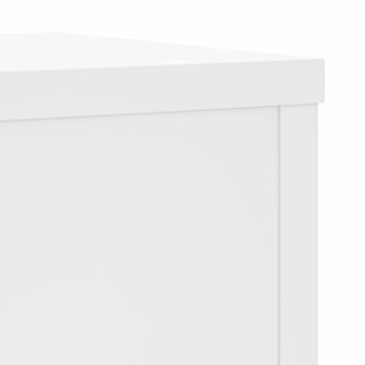 Plantenstandaards 2 st 25x25x35 cm bewerkt hout wit 7