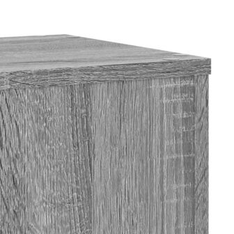 Plantenstandaards 2 st 30x30x50 cm bewerkt hout grijs sonoma 7