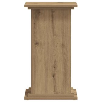 Plantenstandaard 33x33x60 cm bewerkt hout artisanaal eiken 3