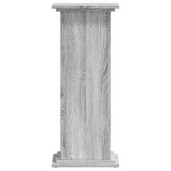 Plantenstandaard 33x33x80 cm bewerkt hout grijs sonoma eiken 3