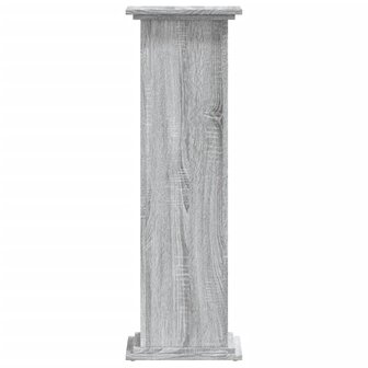Plantenstandaard 33x33x100 cm bewerkt hout grijs sonoma eiken 5