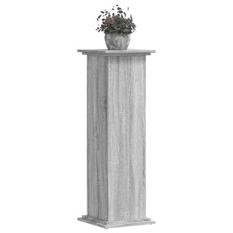 Plantenstandaard 33x33x100 cm bewerkt hout grijs sonoma eiken 7