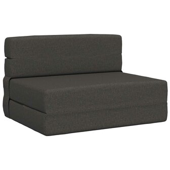 Vouwbare Sofa Bed Matras Donkergrijs 70 x 80 x 60 cm Stof 1