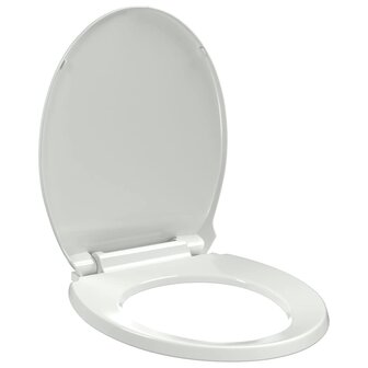 Toiletbril soft-close ovaal wit 2