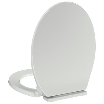 Toiletbril soft-close ovaal wit 7