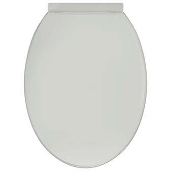 Toiletbril soft-close ovaal wit 9