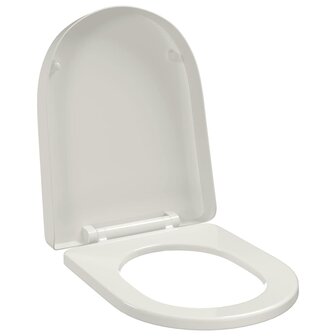 Toiletbril soft-close vierkant wit 2