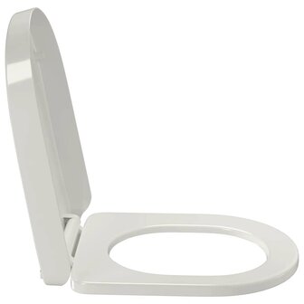 Toiletbril soft-close vierkant wit 6