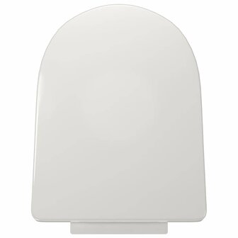 Toiletbril soft-close vierkant wit 9