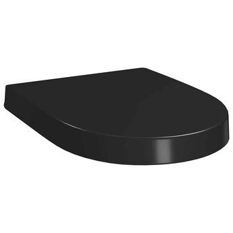 Toiletbril soft-close met quick-release ontwerp zwart 5