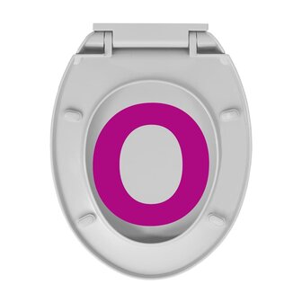 Toiletbril soft-close ovaal lichtgrijs 9
