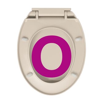 Toiletbril soft-close ovaal abrikooskleurig 9