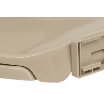 Toiletbril soft-close ovaal beige 8