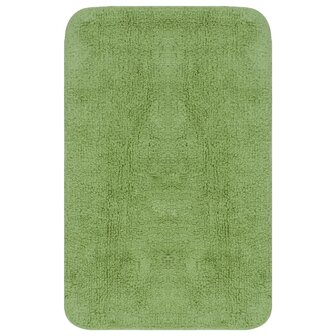 Badmattenset stof groen 2-delig 2