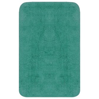 Badmattenset stof turquoise 2-delig 2