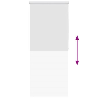 Rolgordijn voor douche 120x240 cm wit 5