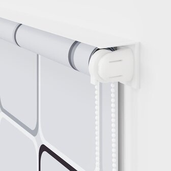 Rolgordijn voor douche 100x240 cm vierkant 7