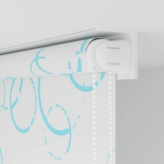 Rolgordijn voor douche 80x240 cm bubbel 8