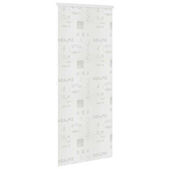 Rolgordijn voor douche 100x240 cm splash 4