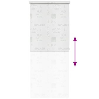 Rolgordijn voor douche 120x240 cm splash 5