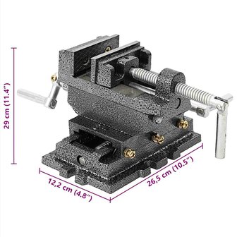 Bankschroef handmatig 70 mm 7
