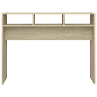 Wandtafel 105x30x80 cm bewerkt hout sonoma eikenkleurig 4