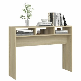 Wandtafel 105x30x80 cm bewerkt hout sonoma eikenkleurig 6