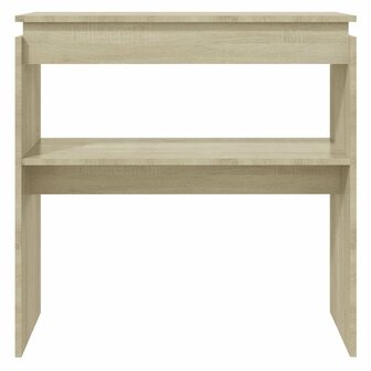 Wandtafel 80x30x80 cm bewerkt hout sonoma eikenkleurig 3