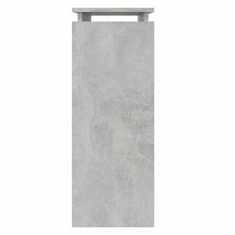Wandtafel 80x30x80 cm bewerkt hout betongrijs 4