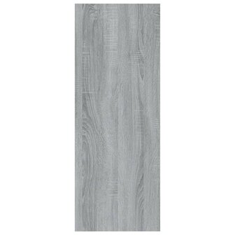 Wandtafel 78x30x80 cm bewerkt hout grijs sonoma eikenkleurig 5