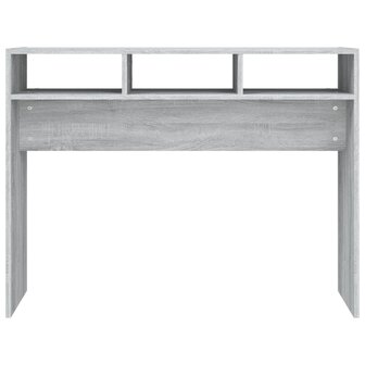 Wandtafel 105x30x80 cm bewerkt hout grijs sonoma eikenkleurig 4
