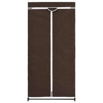 Kledingkasten 2 st 75x50x160 cm bruin 5