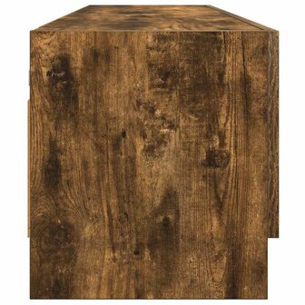 Kledingkast 100x32,5x35 cm bewerkt hout gerookt eikenkleurig 7