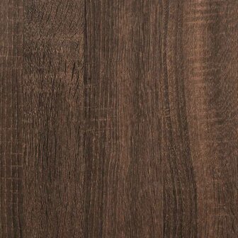 Kledingkast 100x32,5x35 cm bewerkt hout bruin eikenkleur 9