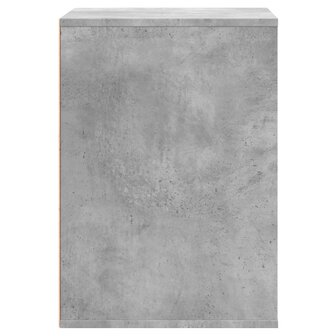 Ladekast 60x41x58 cm bewerkt hout betongrijs 7