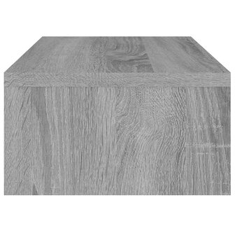 Monitorstandaard 42x24x13 cm bewerkt hout grijs sonoma eiken 5
