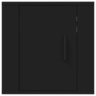 Tv-wandmeubel 40x34,5x40 cm zwart 4