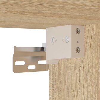 Tv-wandmeubel met LED-verlichting 30x28,5x30 cm sonoma eiken 11