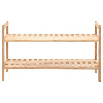 Schoenenrek 69x26x40 cm massief walnotenhout 2