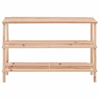 Schoenenrek 3-laags massief vurenhout 3