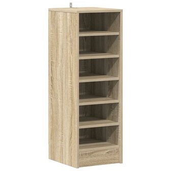 Schoenenkast 31,5x35x90 cm bewerkt hout sonoma eikenkleurig 2