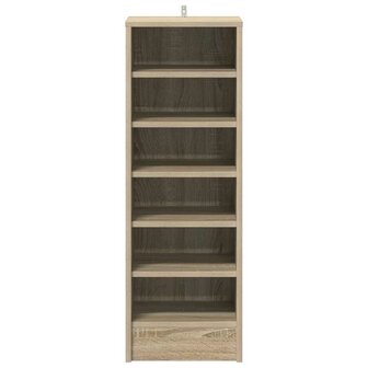 Schoenenkast 31,5x35x90 cm bewerkt hout sonoma eikenkleurig 4