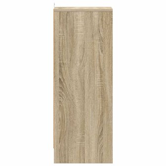 Schoenenkast 31,5x35x90 cm bewerkt hout sonoma eikenkleurig 6