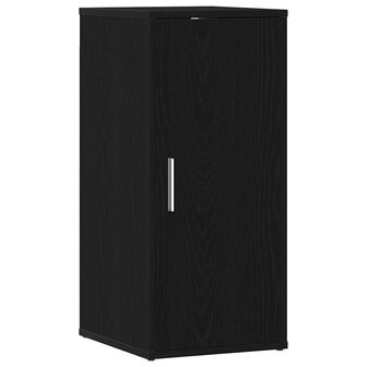 Schoenenkast 32x35x70 cm spaanplaat zwart eikenkleurig 2