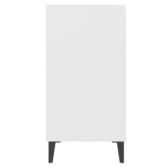 Dressoir 57x35x70 cm bewerkt hout wit 4