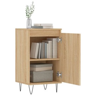 Dressoir 40x35x70 cm bewerkt hout sonoma eikenkleurig 9