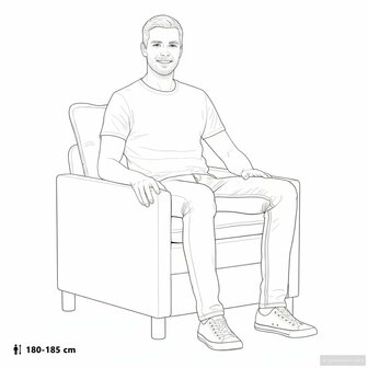 Bank Donkergrijs Stof 10