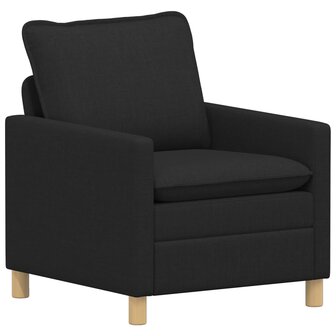 Bank Zwart Stof 2