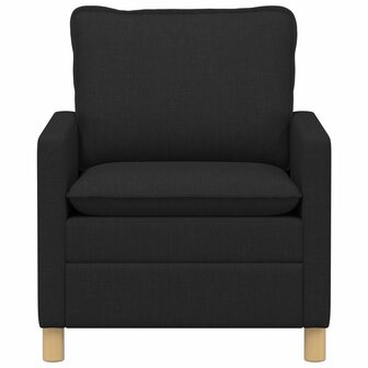 Bank Zwart Stof 3